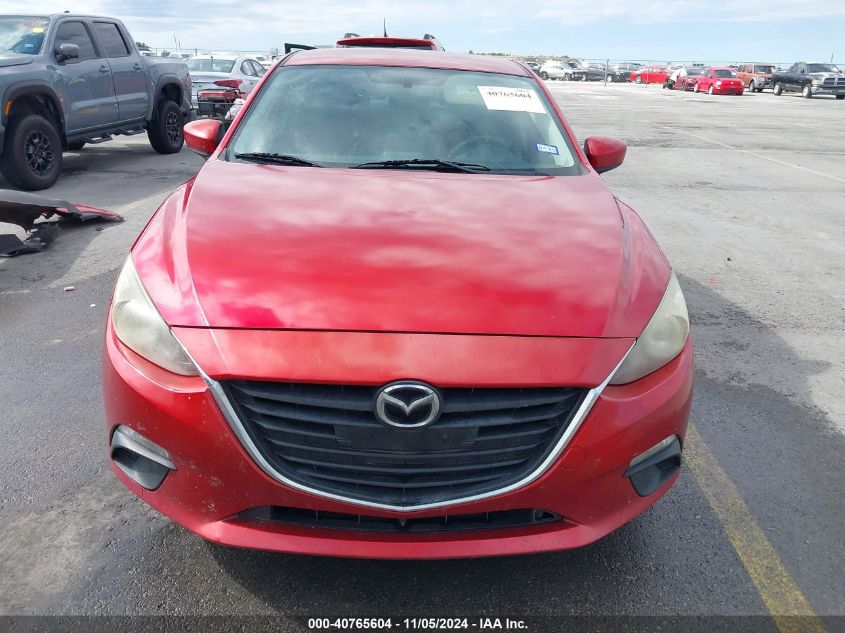 2014 Mazda Mazda3 I Sport VIN: JM1BM1U73E1114022 Lot: 40765604