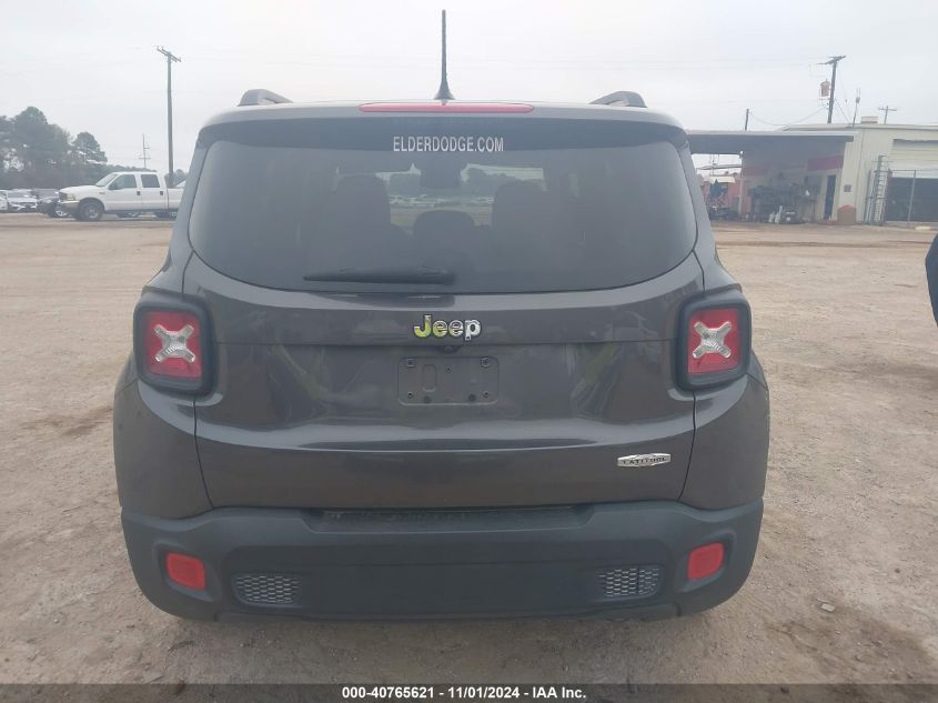 2017 Jeep Renegade Latitude Fwd VIN: ZACCJABB8HPE38625 Lot: 40765621