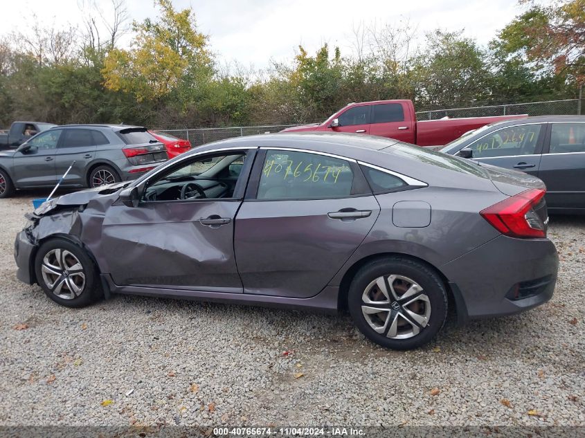 2016 Honda Civic Lx VIN: 19XFC2F5XGE022556 Lot: 40765674