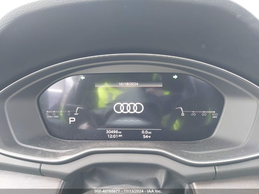 2021 Audi Q5 Premium Plus 45 Tfsi Quattro S Tronic VIN: WA1BAAFY4M2051403 Lot: 40765677