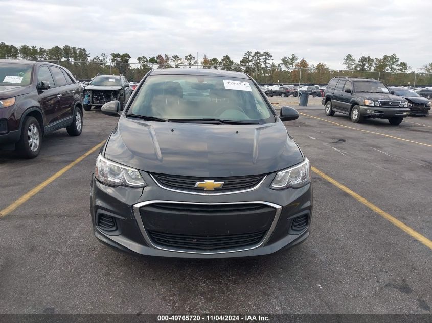 2019 Chevrolet Sonic Lt Auto VIN: 1G1JD5SB7K4118829 Lot: 40765720