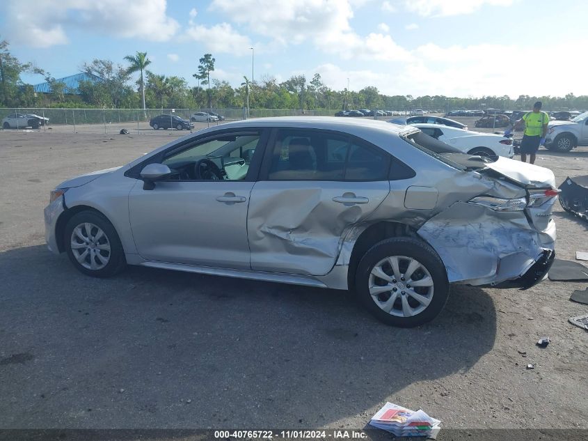 2022 Toyota Corolla Le VIN: 5YFEPMAE1NP298414 Lot: 40765722