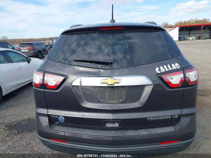 2016 Chevrolet Traverse Ls VIN: 1GNKVFKD2GJ202525 Lot: 40765731