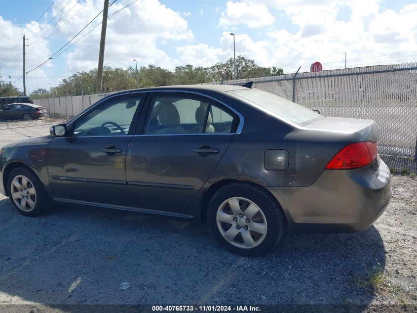 2010 Kia Optima Lx VIN: KNAGG4A85A5381044 Lot: 40765733