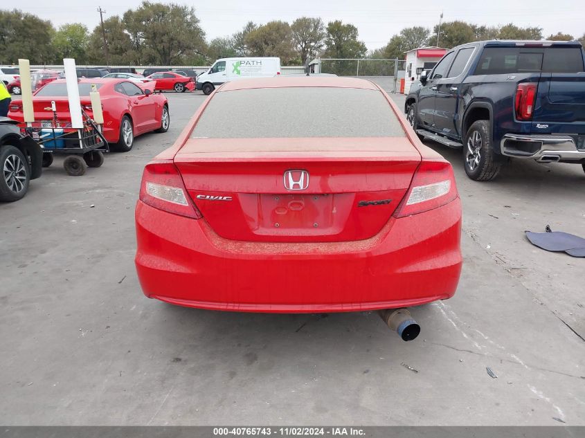 2013 Honda Civic Lx VIN: 2HGFG3B5XDH516692 Lot: 40765743