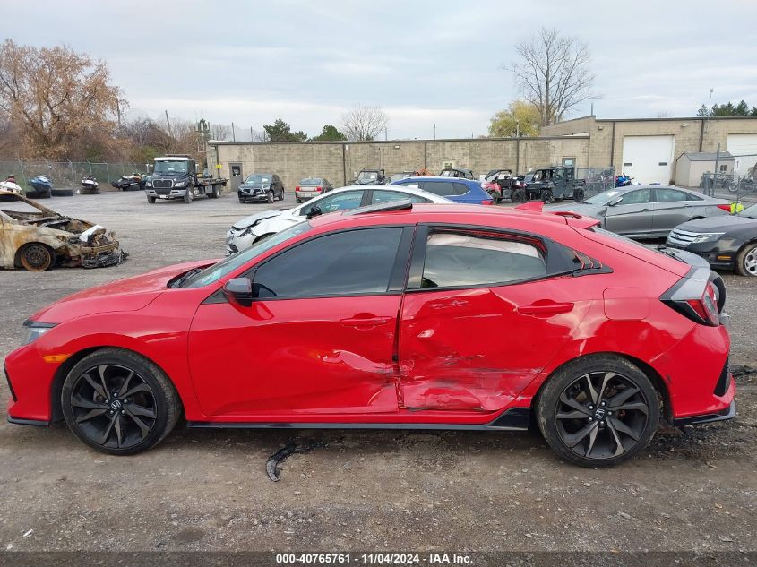 2019 Honda Civic Sport Touring VIN: SHHFK7H96KU403726 Lot: 40765761