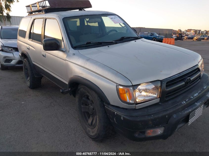 2000 Toyota 4Runner Sr5 V6 VIN: JT3HN86R8Y0281408 Lot: 40765777