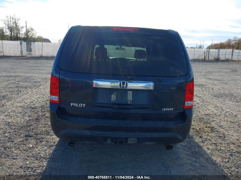 2012 Honda Pilot Ex VIN: 5FNYF4H48CB059366 Lot: 40765811