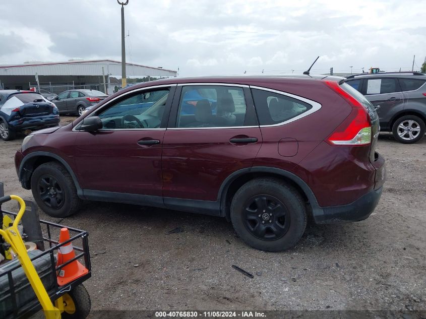 2013 Honda Cr-V Lx VIN: 5J6RM4H31DL084197 Lot: 40765830