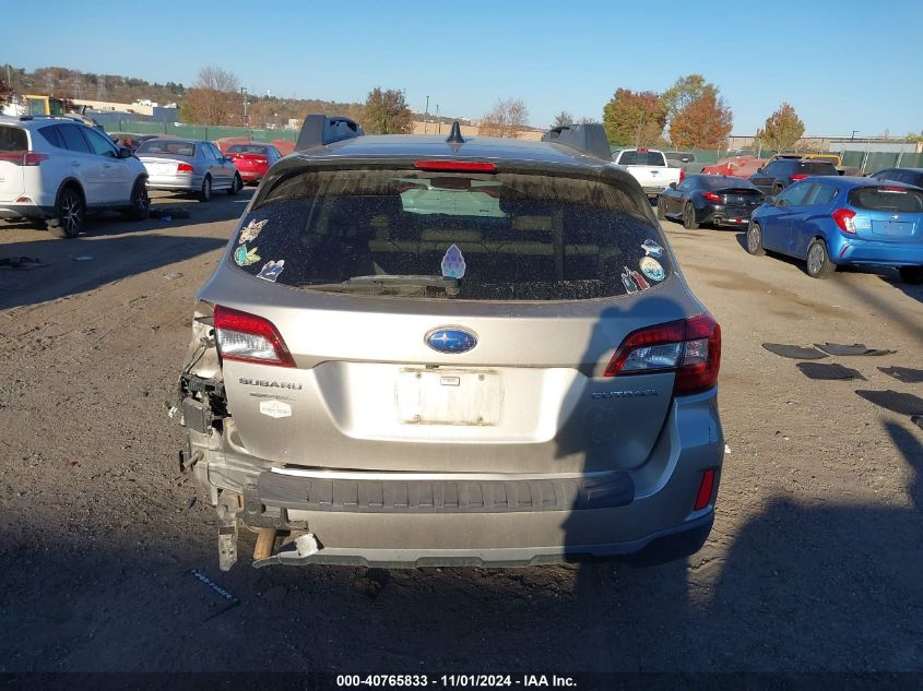 2016 Subaru Outback 2.5I Limited VIN: 4S4BSBNCXG3295808 Lot: 40765833