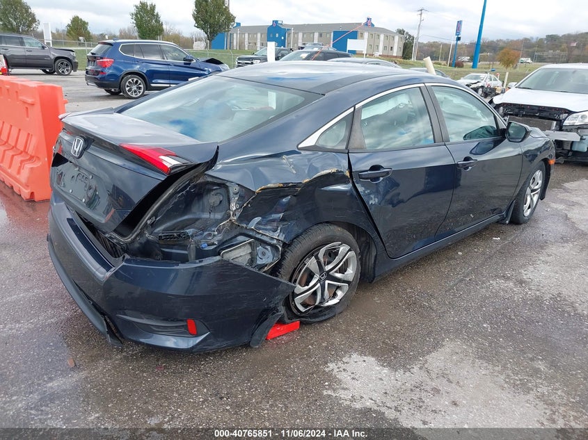 2016 HONDA CIVIC VIN: 19XFC2F51GE051055