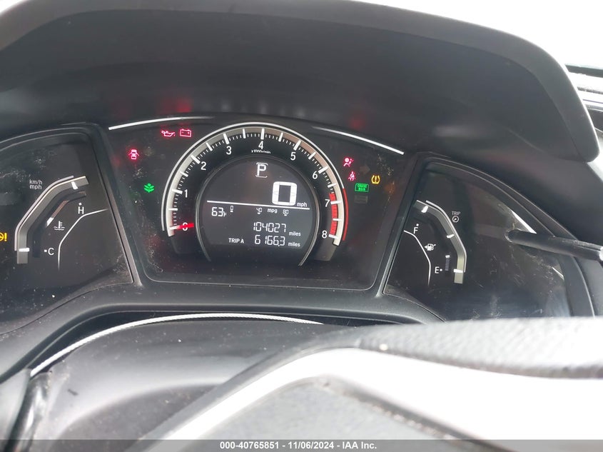 2016 HONDA CIVIC VIN: 19XFC2F51GE051055