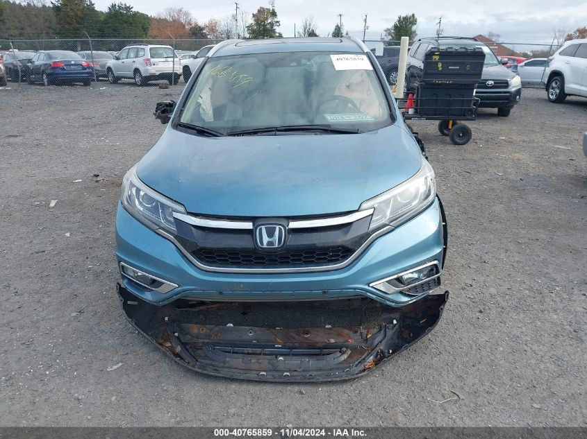 2015 Honda Cr-V Touring VIN: 5J6RM3H95FL026837 Lot: 40765859