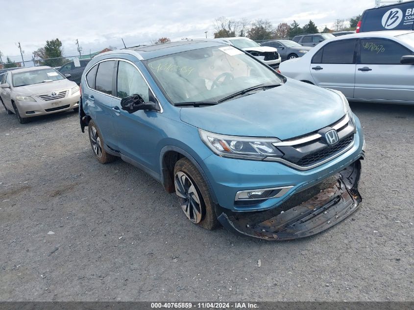 VIN 5J6RM3H95FL026837 2015 Honda CR-V, Touring no.1