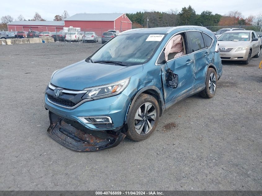 VIN 5J6RM3H95FL026837 2015 Honda CR-V, Touring no.2