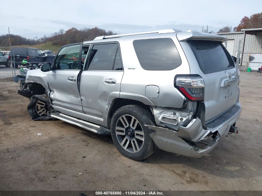 2017 Toyota 4Runner Limited VIN: JTEBU5JR9H5422222 Lot: 40765880