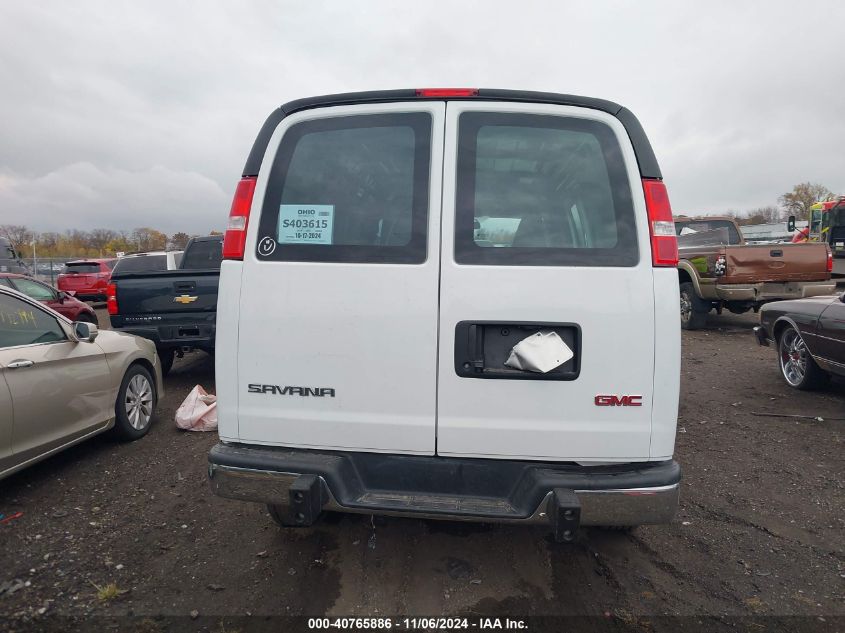 2022 GMC Savana Cargo Rwd 2500 Regular Wheelbase Work Van VIN: 1GTW7AF76N1205808 Lot: 40765886