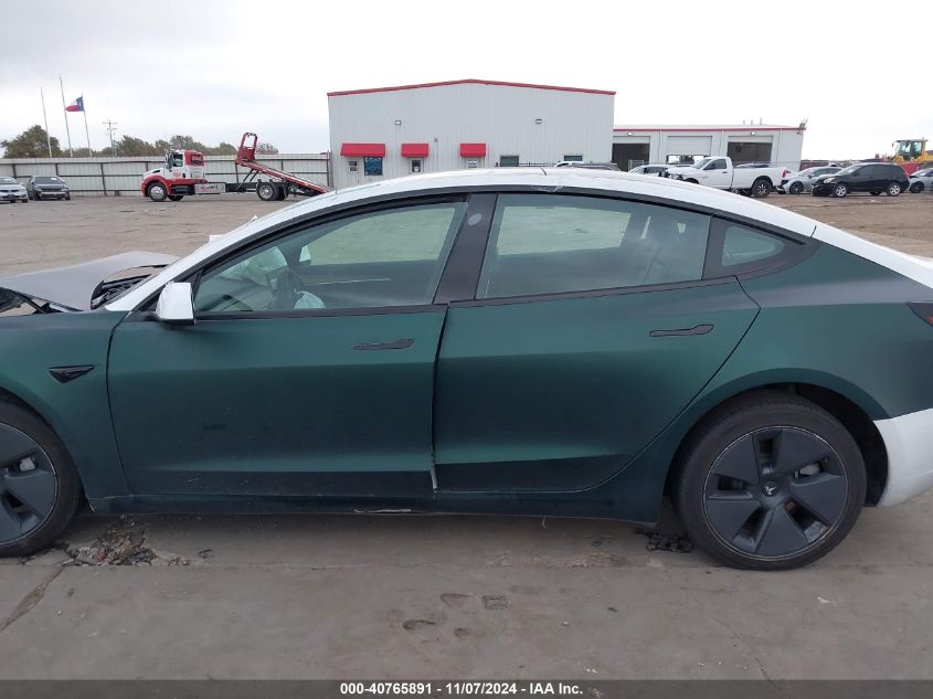 2023 Tesla Model 3 Long Range Dual Motor All-Wheel Drive VIN: 5YJ3E1EB3PF392823 Lot: 40765891