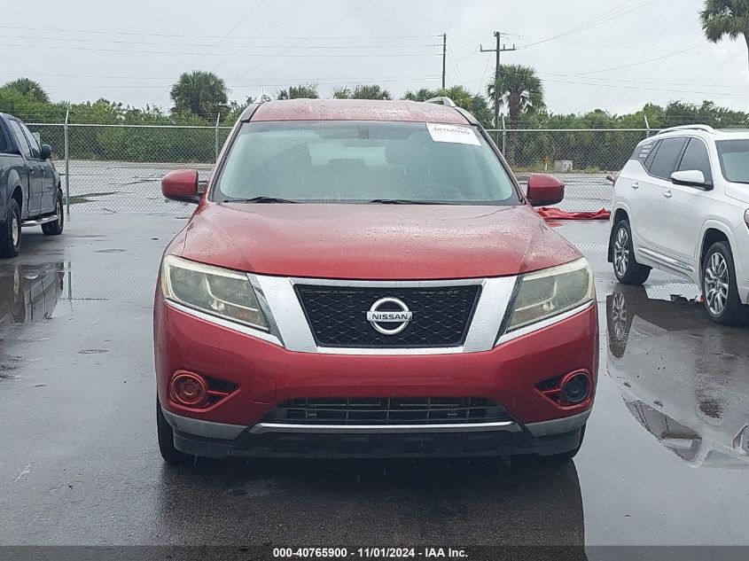 2014 Nissan Pathfinder Sv VIN: 5N1AR2MN5EC641626 Lot: 40765900