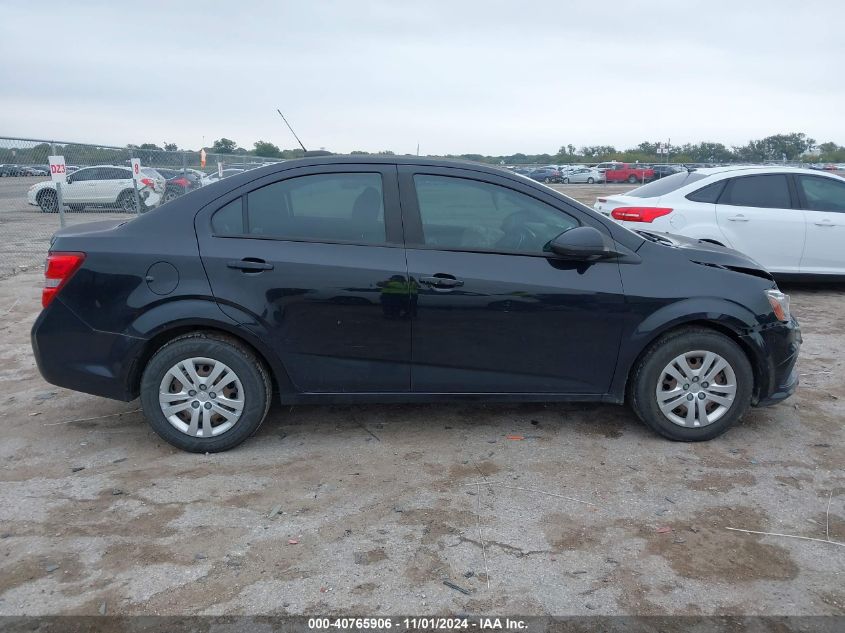 2017 Chevrolet Sonic Ls Auto VIN: 1G1JB5SH9H4151804 Lot: 40765906