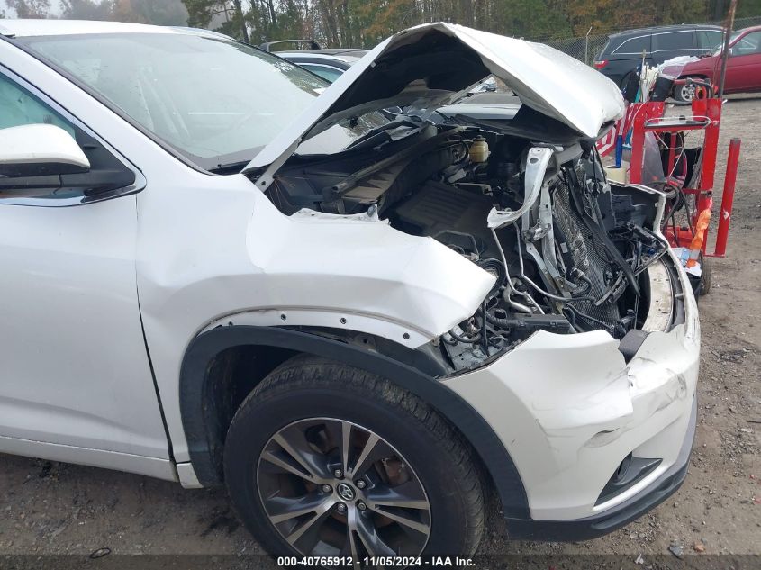 2016 TOYOTA HIGHLANDER XLE V6 - 5TDKKRFH6GS162582