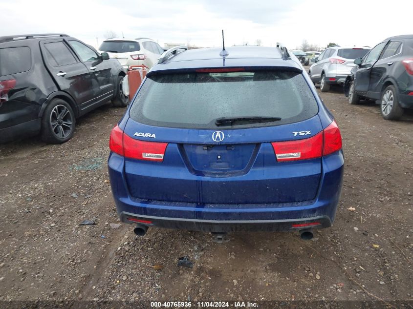 2011 Acura Tsx VIN: JH4CW2H55BC001863 Lot: 40765936