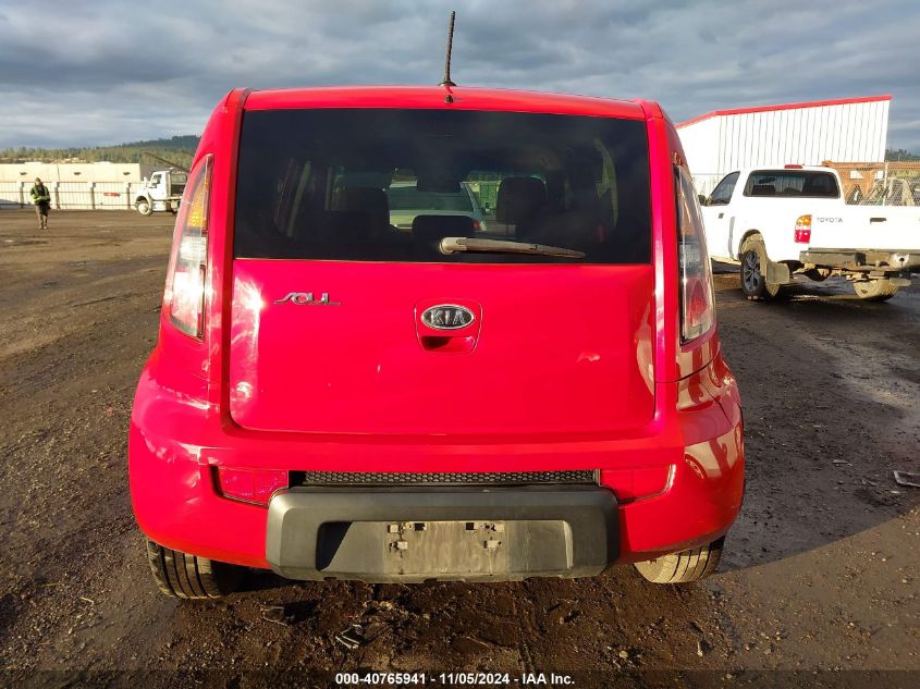 2010 Kia Soul + VIN: KNDJT2A2XA7061940 Lot: 40765941