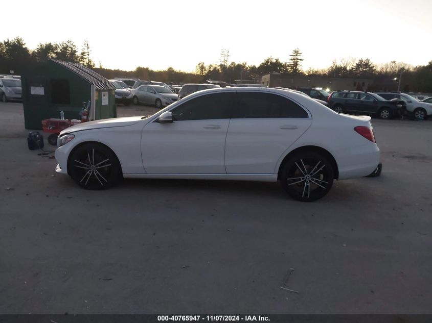 2017 Mercedes-Benz C 300 4Matic/Luxury 4Matic/Sport 4Matic VIN: 55SWF4KB2HU195304 Lot: 40765947