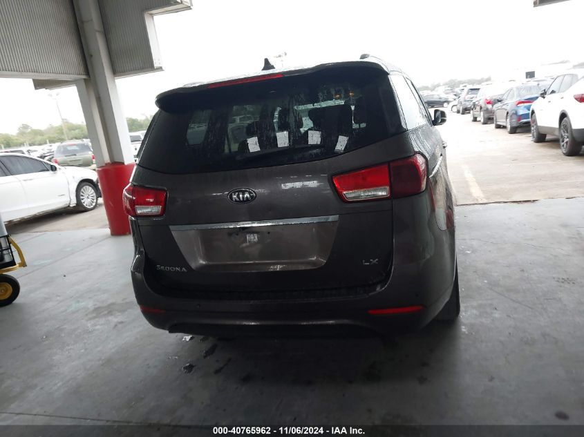 2016 Kia Sedona Lx VIN: KNDMB5C12G6148879 Lot: 40765962