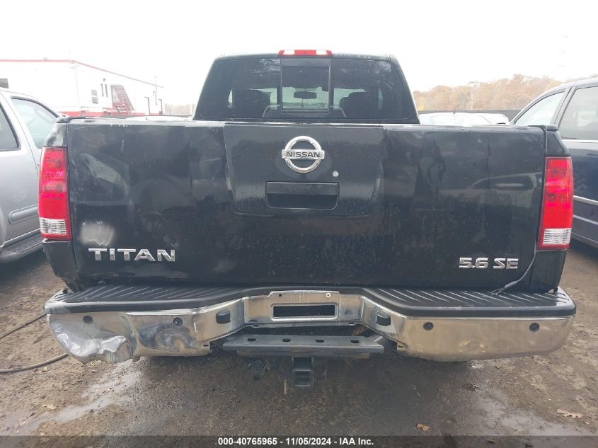 2009 Nissan Titan Se VIN: 1N6AA06A19N303576 Lot: 40765965