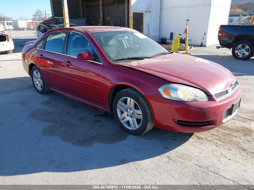 2012 Chevrolet Impala Lt VIN: 2G1WB5E33C1328468 Lot: 40765970