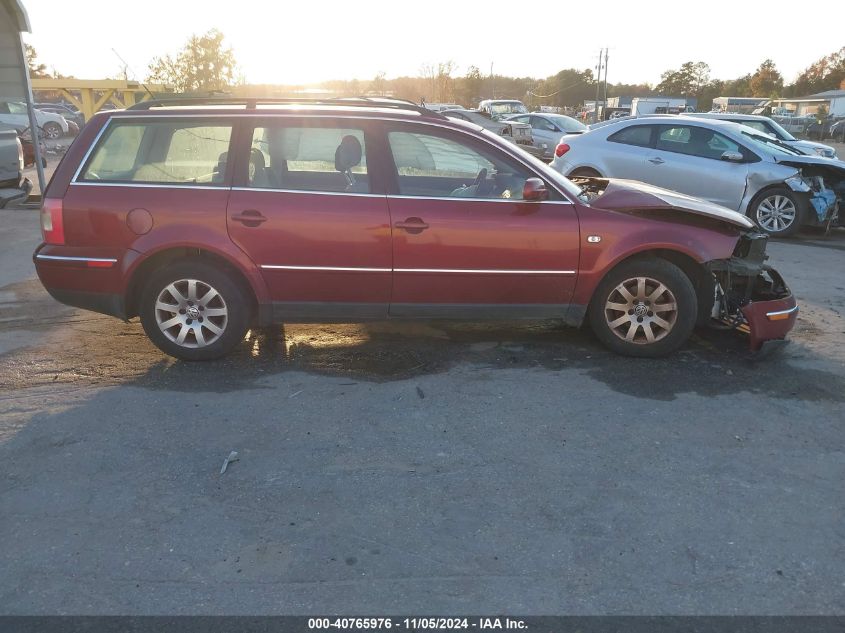 2003 Volkswagen Passat Gls VIN: WVWVD63B93E022127 Lot: 40765976