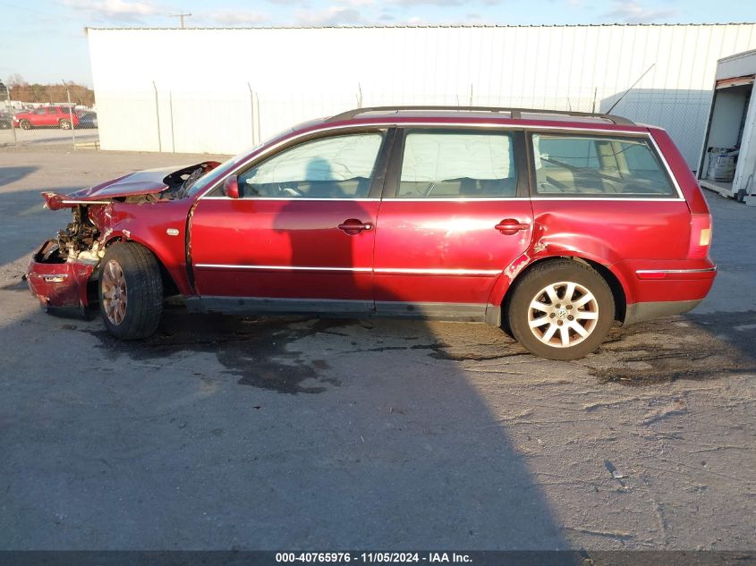 2003 Volkswagen Passat Gls VIN: WVWVD63B93E022127 Lot: 40765976