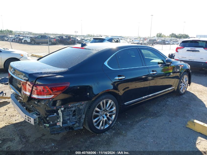 2014 Lexus Ls 460 VIN: JTHBL5EF3E5130289 Lot: 40766006