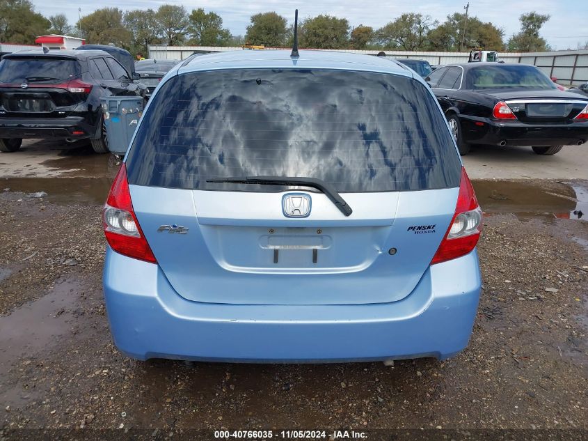 2008 Honda Fit VIN: JHMGD38478S074395 Lot: 40766035