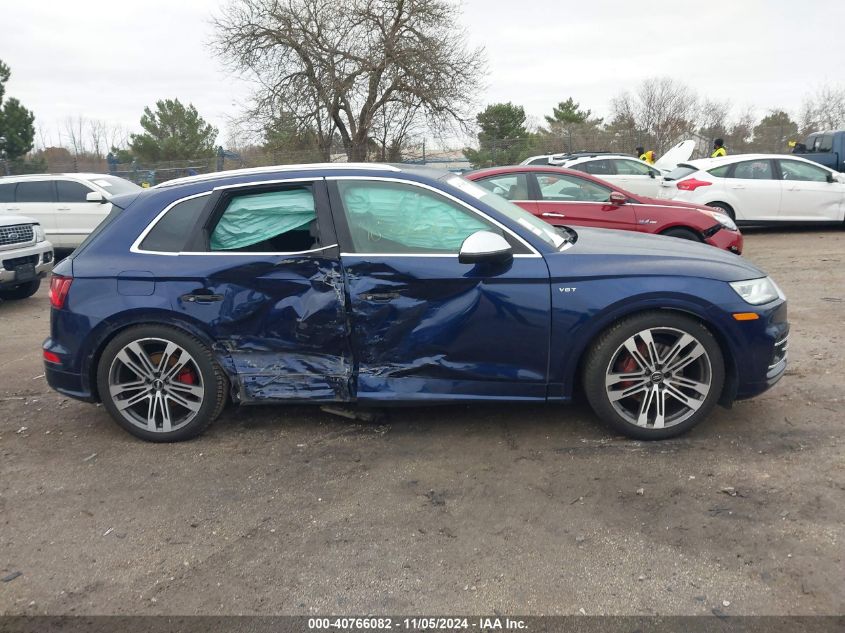 2018 Audi Sq5 3.0T Premium Plus VIN: WA1C4AFY3J2079362 Lot: 40766082