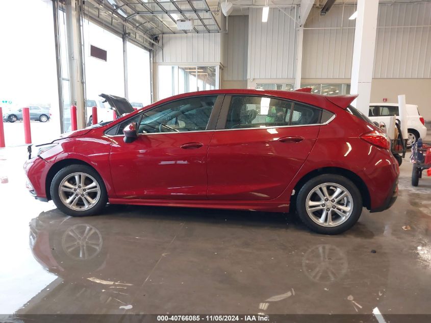 2017 Chevrolet Cruze Lt Auto VIN: 3G1BE6SM8HS598039 Lot: 40766085