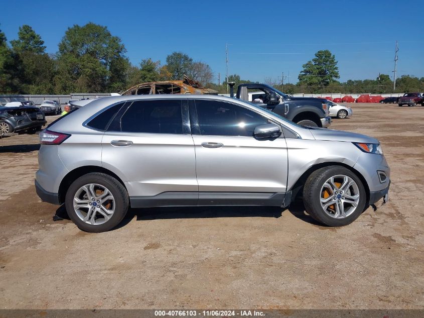 2017 Ford Edge Titanium VIN: 2FMPK3K94HBB90056 Lot: 40766103