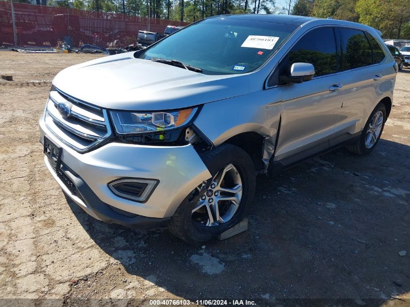 2017 Ford Edge Titanium VIN: 2FMPK3K94HBB90056 Lot: 40766103