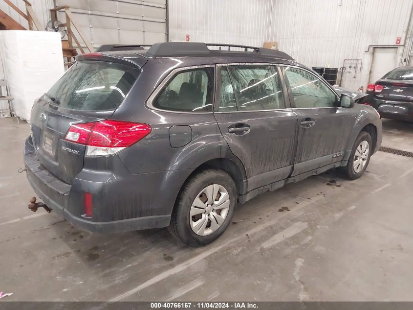 VIN 4S4BRCAC0D3276090 2013 Subaru Outback, 2.5I no.4