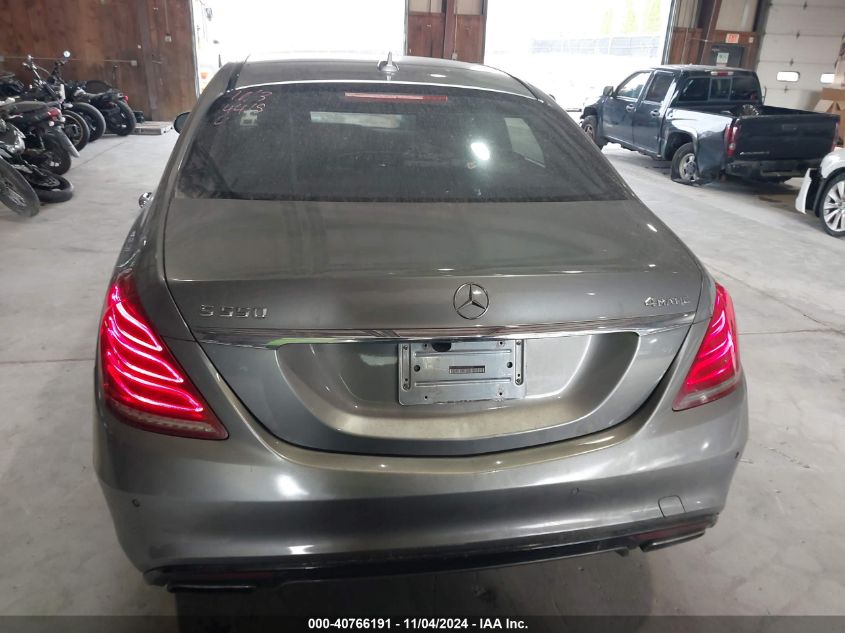 2014 Mercedes-Benz S 550 4Matic VIN: WDDUG8FB9EA056305 Lot: 40766191