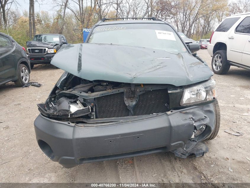 2004 Subaru Forester 2.5X VIN: JF1SG63624H750942 Lot: 40766200