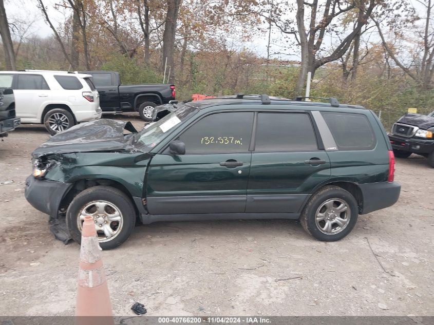 2004 Subaru Forester 2.5X VIN: JF1SG63624H750942 Lot: 40766200