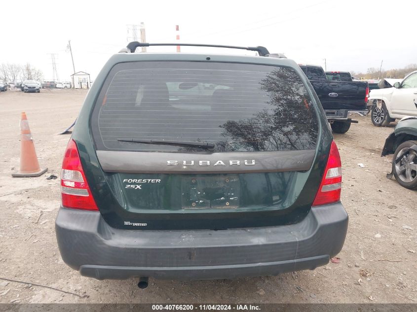 2004 Subaru Forester 2.5X VIN: JF1SG63624H750942 Lot: 40766200