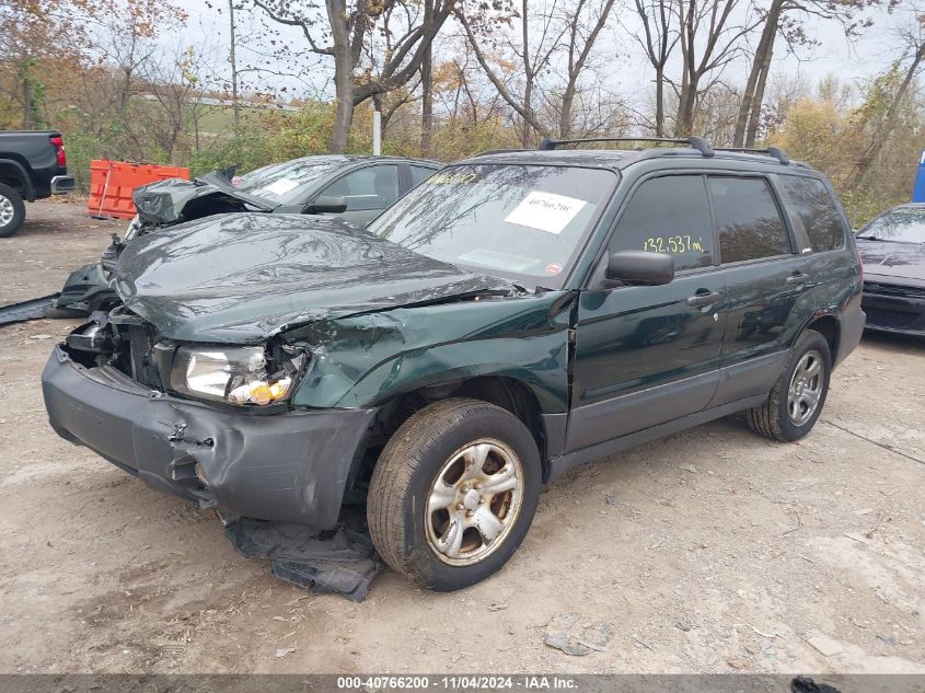 2004 Subaru Forester 2.5X VIN: JF1SG63624H750942 Lot: 40766200