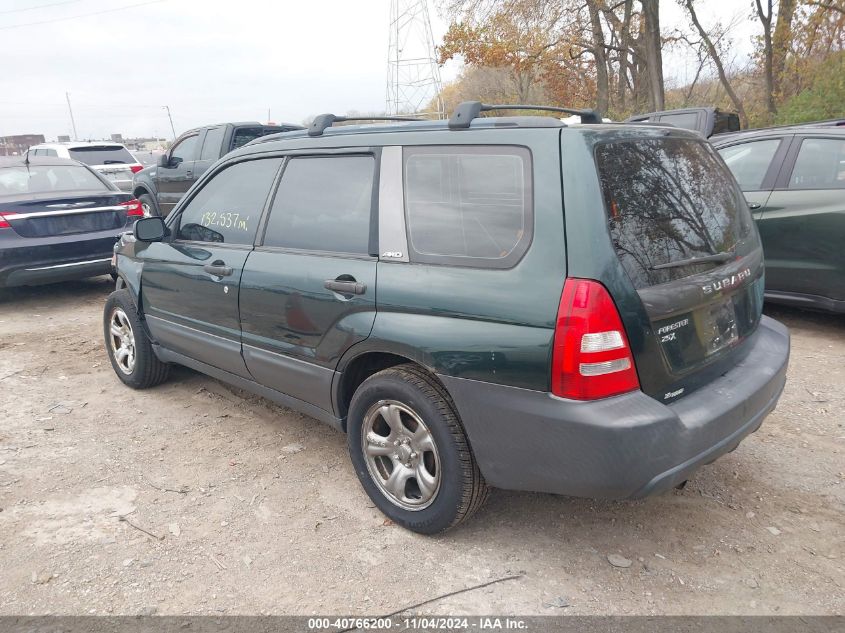 2004 Subaru Forester 2.5X VIN: JF1SG63624H750942 Lot: 40766200