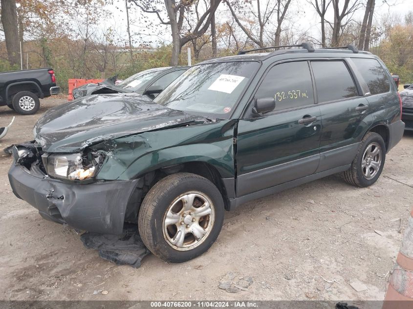 2004 Subaru Forester 2.5X VIN: JF1SG63624H750942 Lot: 40766200