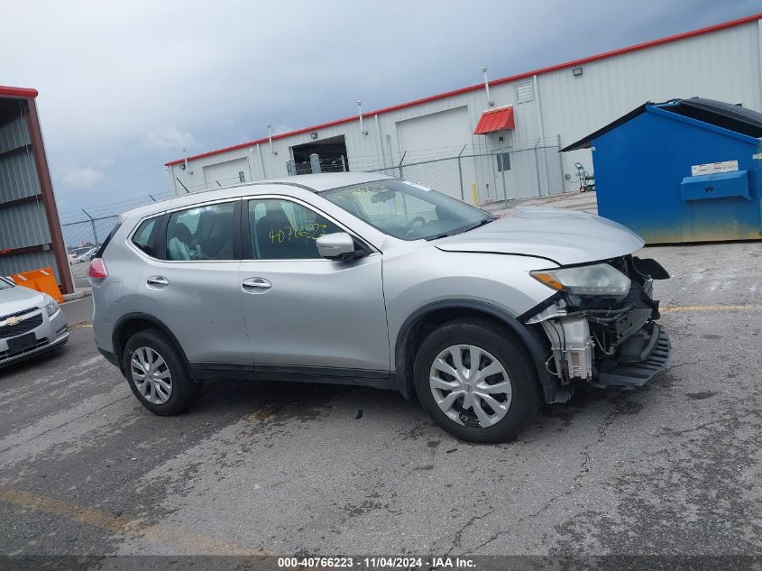 2015 Nissan Rogue S/Sl/Sv VIN: 5N1AT2MV5FC909447 Lot: 40766223