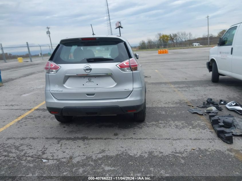 2015 Nissan Rogue S/Sl/Sv VIN: 5N1AT2MV5FC909447 Lot: 40766223