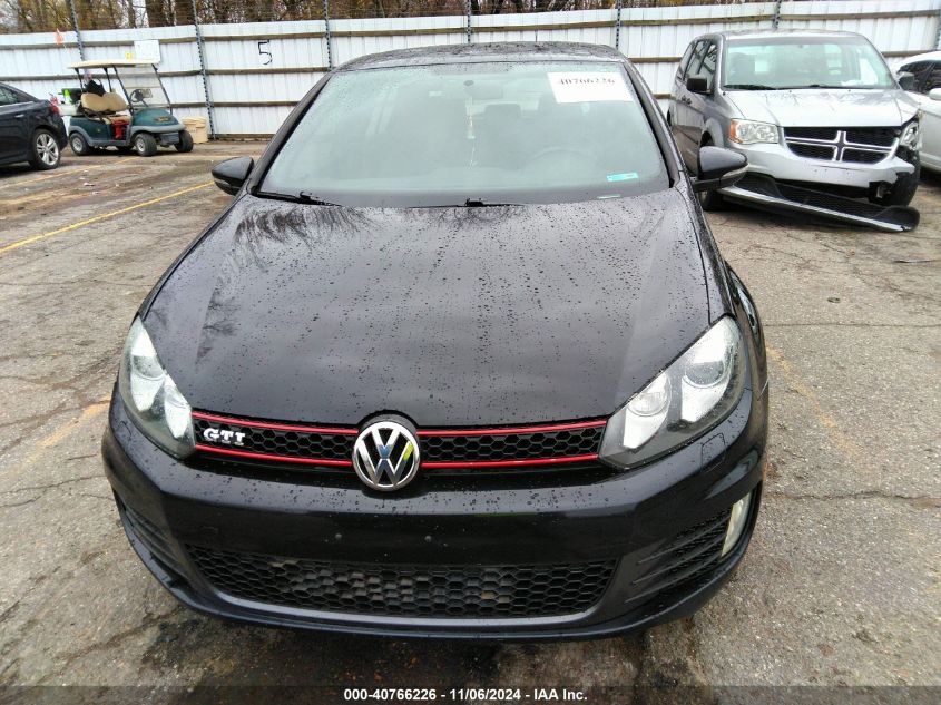 2012 Volkswagen Gti 4-Door Autobahn VIN: WVWGD7AJ4CW021633 Lot: 40766226